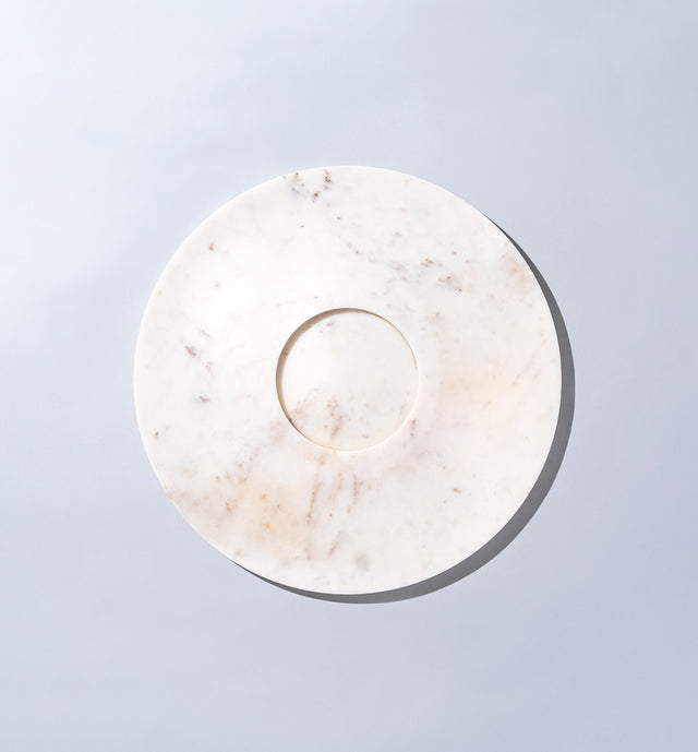 Argent Celestial Marble Tray