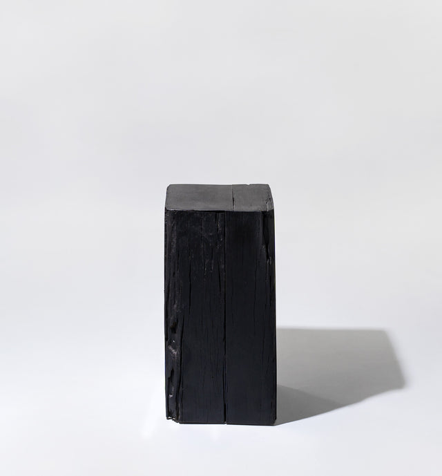 Coal Peak Stained  Wood Pedestal