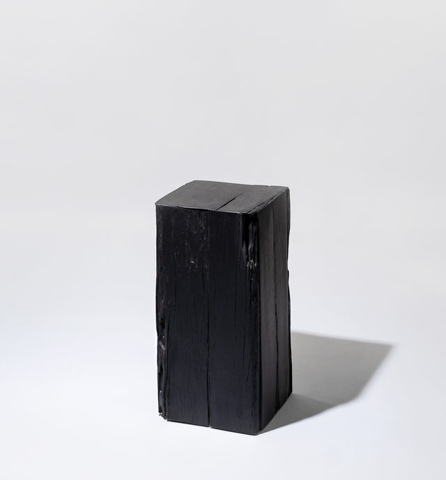 Coal Peak Stained  Wood Pedestal