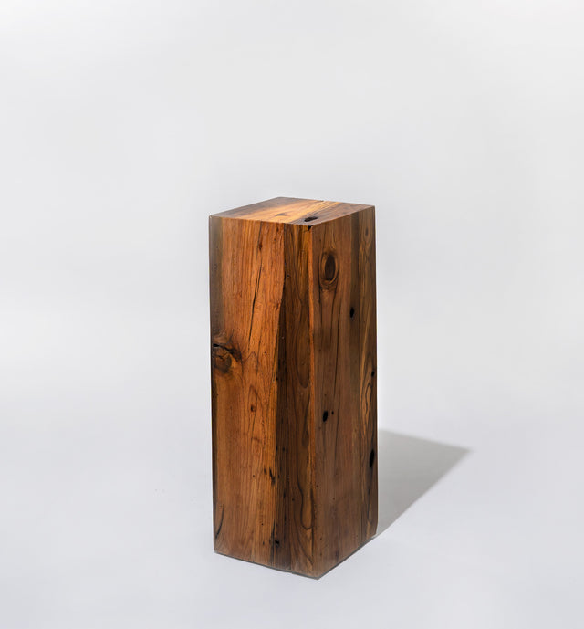 Umber Peak Wood Stained Pedestal